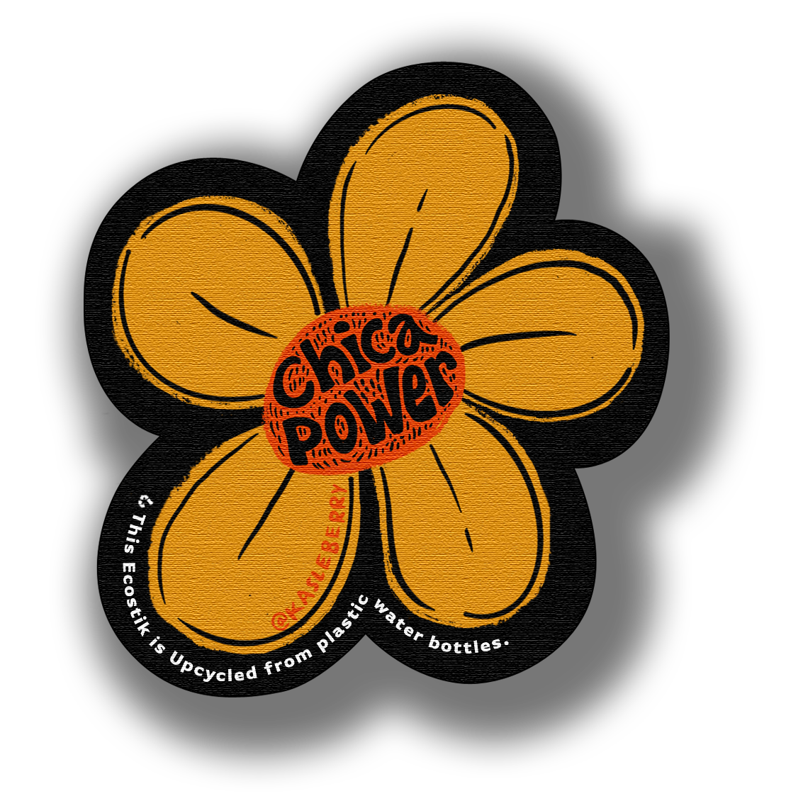 3" x 3" Chica Power Diversity EcoStiks Patches - Bulk