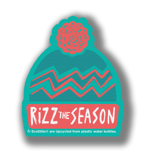 3" x 3" Rizz the Season Beanie EcoStiks Patches