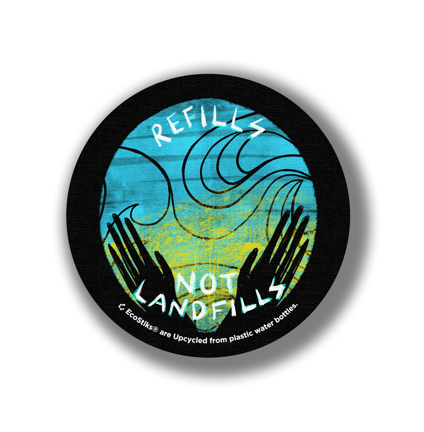 3" x 2" Refills Not Landfills EcoStiks Patches - Bulk