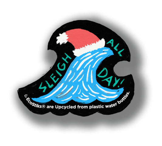 3" x 3" Sleigh All Day Wave EcoStiks Patches